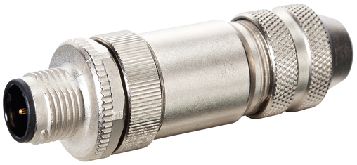 M12 mas. 0° schermato D-code 6..8mm Murrelektronik Shop